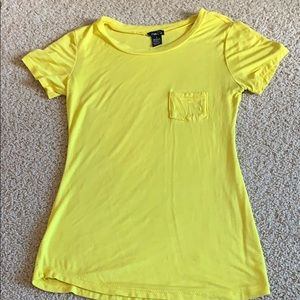 Yellow layering T-shirt